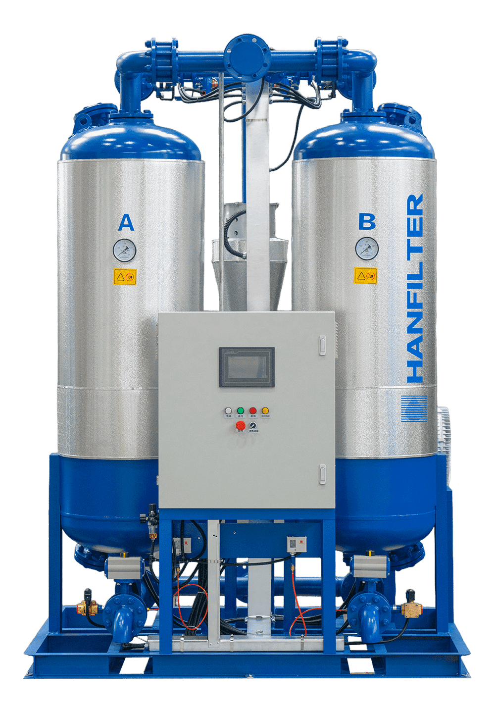 Sécheurs d’air comprimé par adsorption de soufflante série GXF (utilisation de 1 % d’air de purge pour le refroidissement par dessiccation)