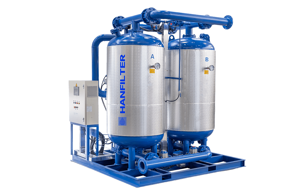 Blower Purge Desiccant Compressde Air Dryers (Zero Air Loss)